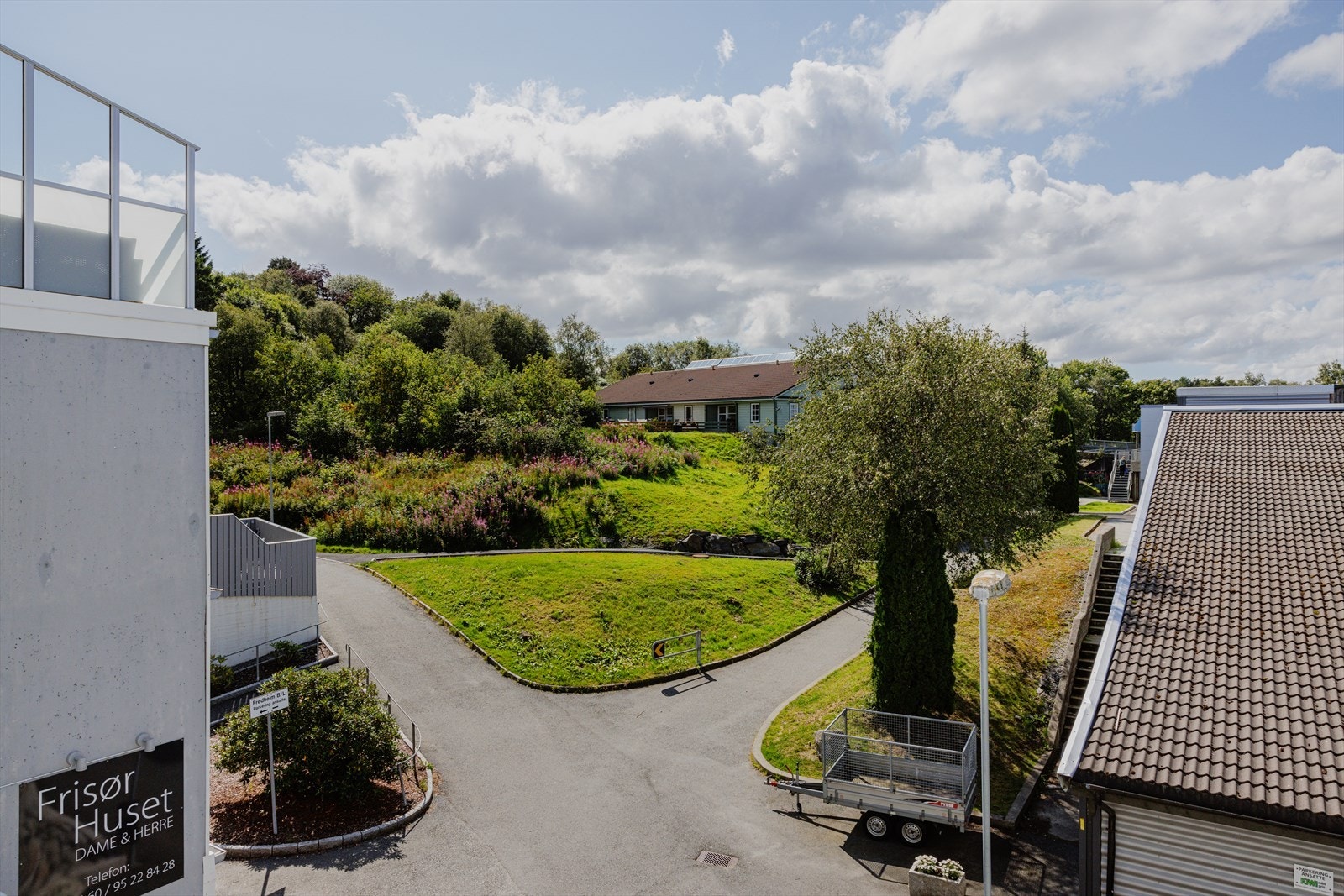 Utsikt fra altanen. Galleribilde