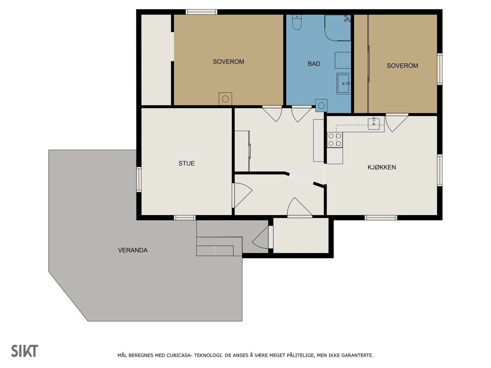 Plantegning - 2.etasje Galleribilde