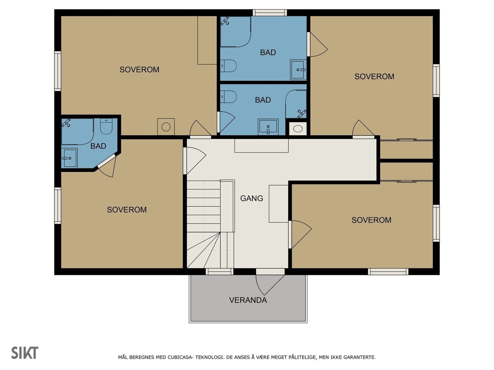 Plantegning - 3.etasje Galleribilde