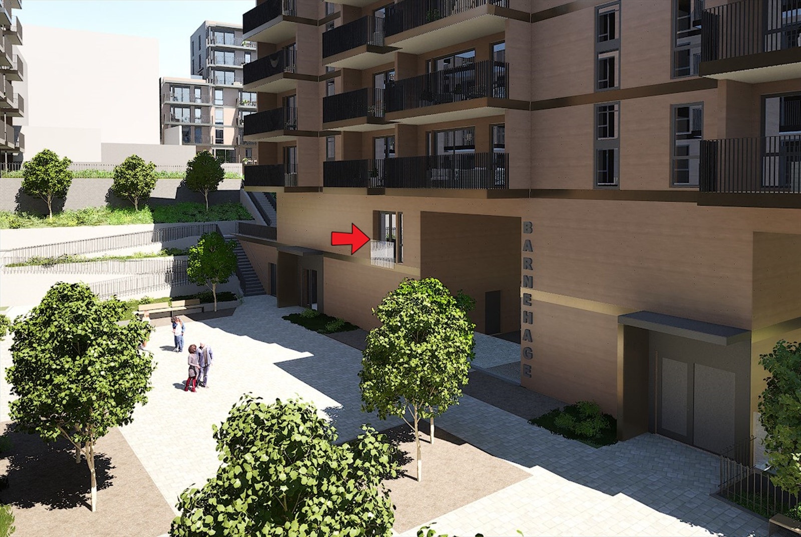 Fasade - Hentet fra simulator og er kun ment som illustrasjon Galleribilde