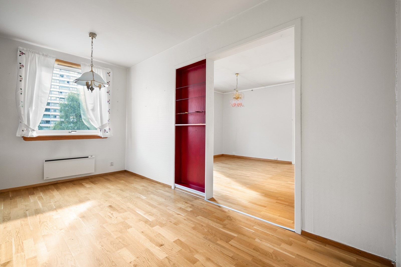 Videre kommer man inn i leilighetens stue. Galleribilde