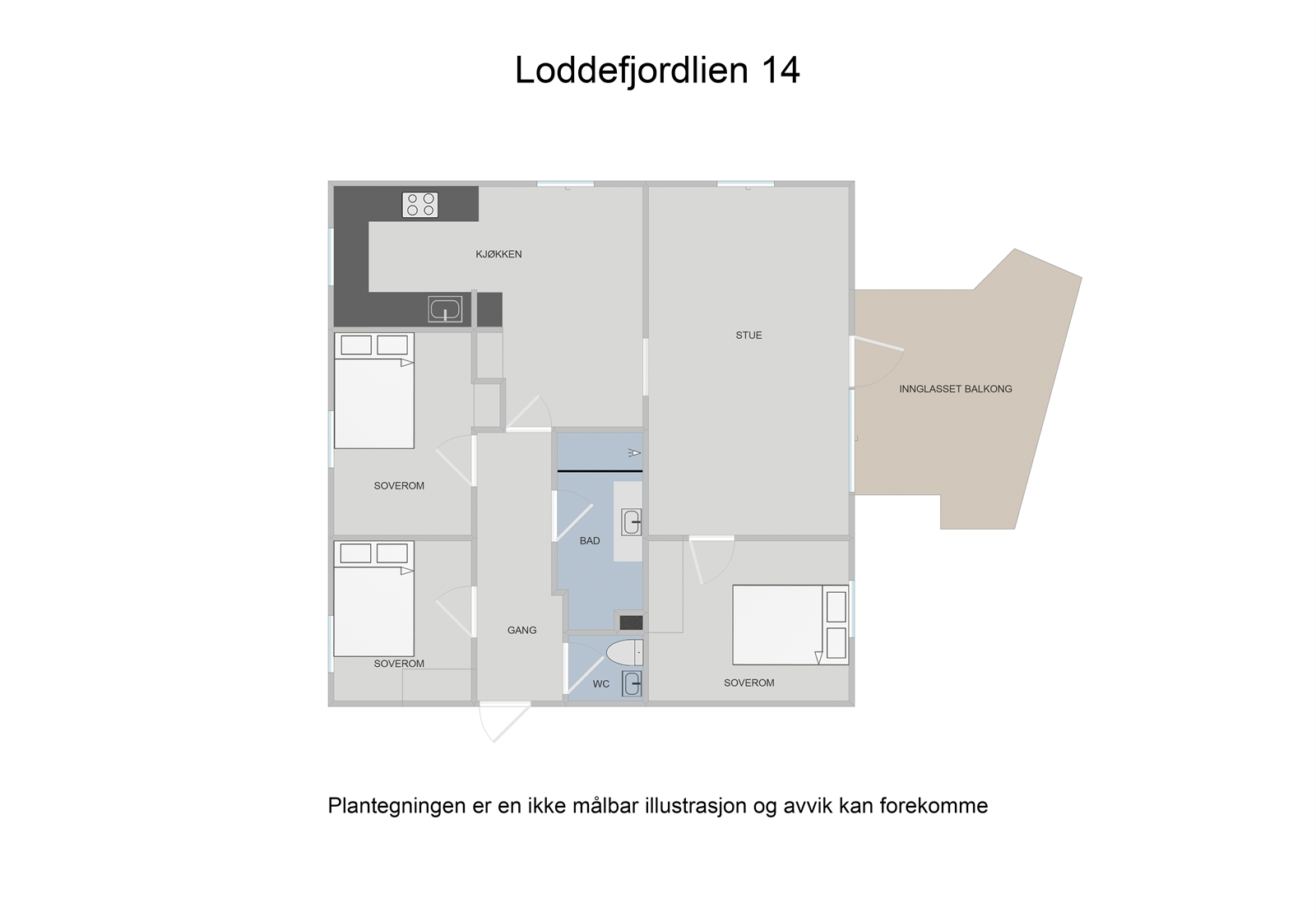 Plantegning Galleribilde