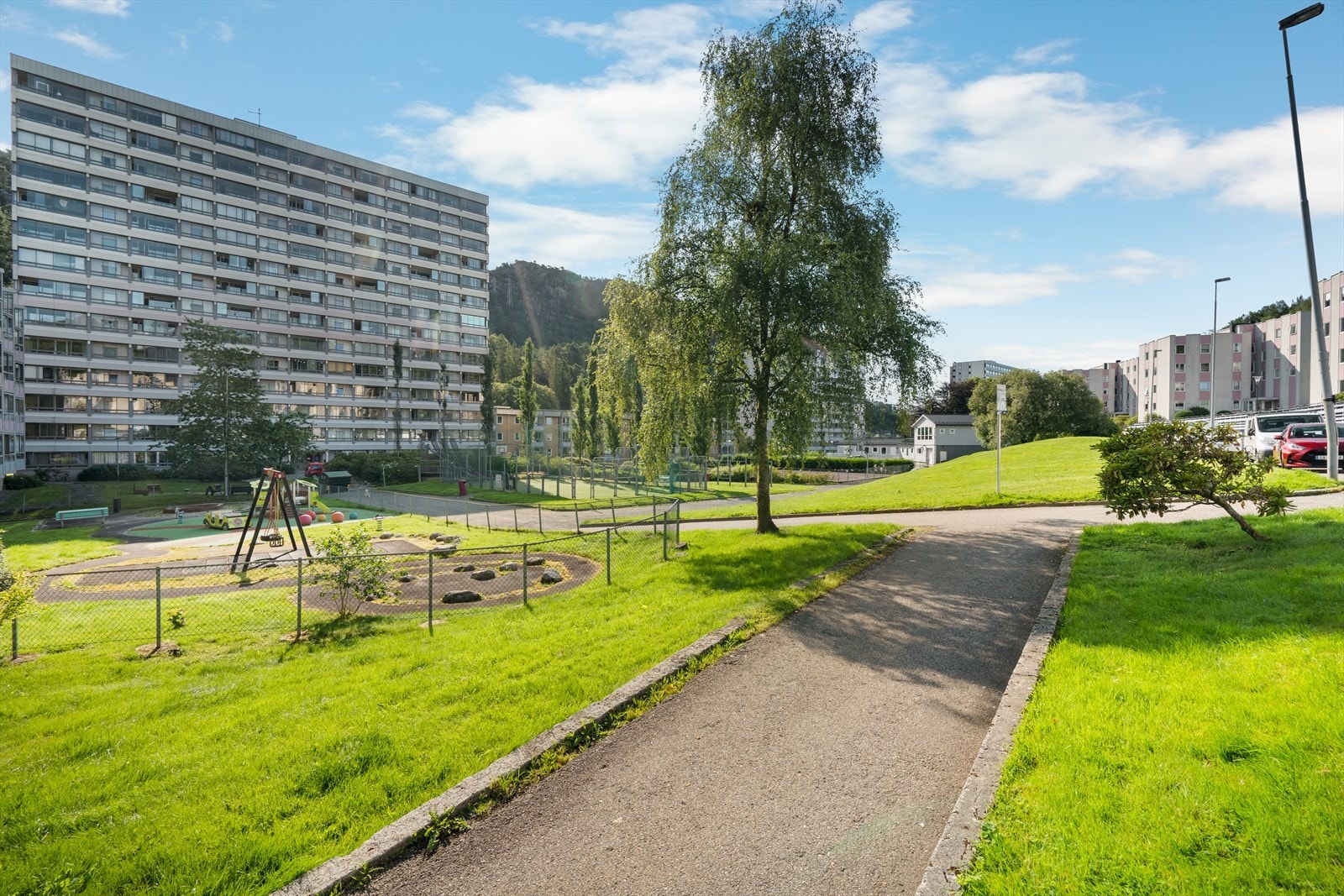 Fellesområdene fremstår som moderne og velholdt. Galleribilde