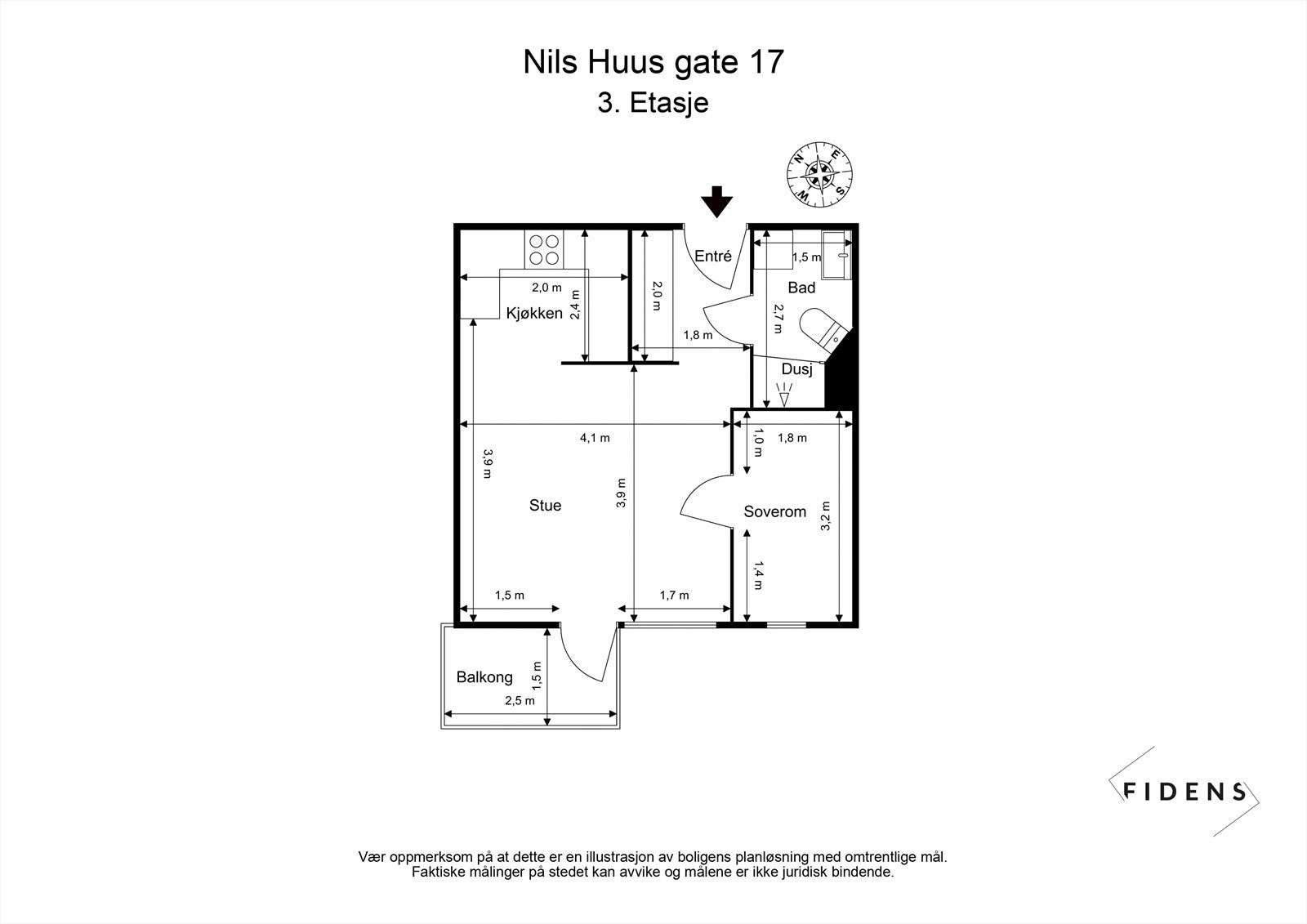 Plantegning Galleribilde