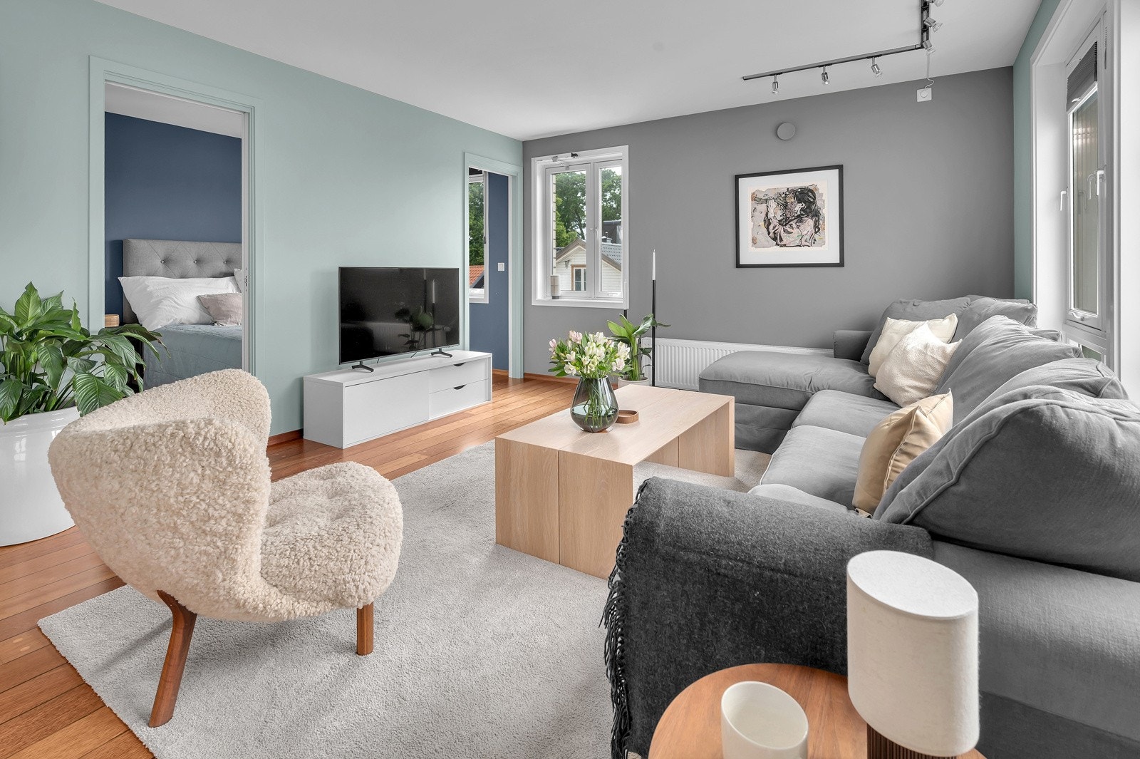 Leiligheten har vannbåren varme(fjernvarme) Galleribilde