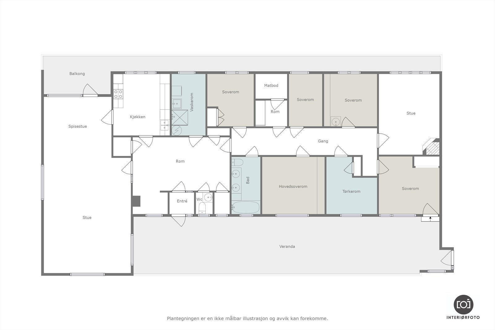 Plantegning Galleribilde