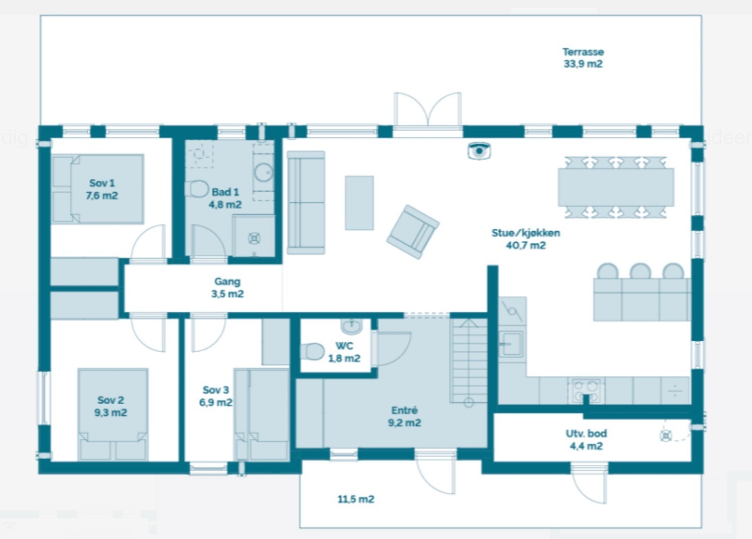 Grunnplan Galleribilde