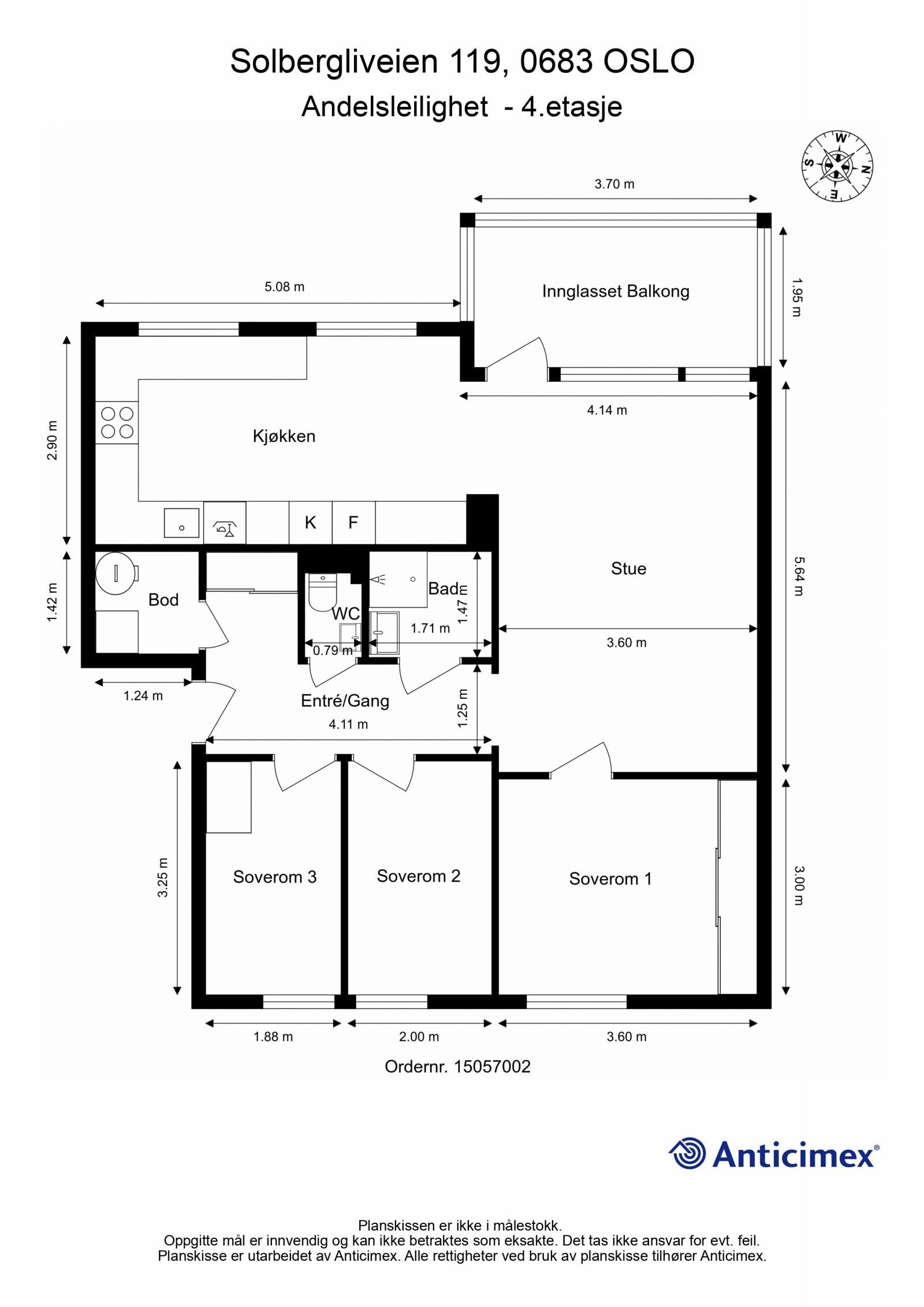 Planskisse Galleribilde