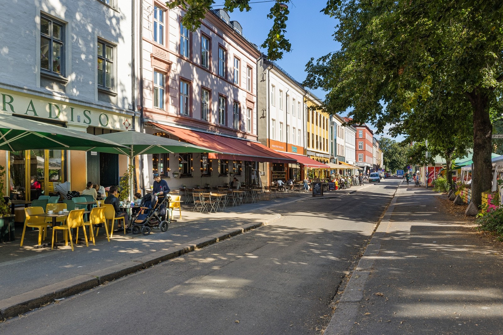 Fra dørstokken bogner området av yrende folkeliv, hyggelige cafeer og restauranter - Her bor du midt i smørøyet! Galleribilde
