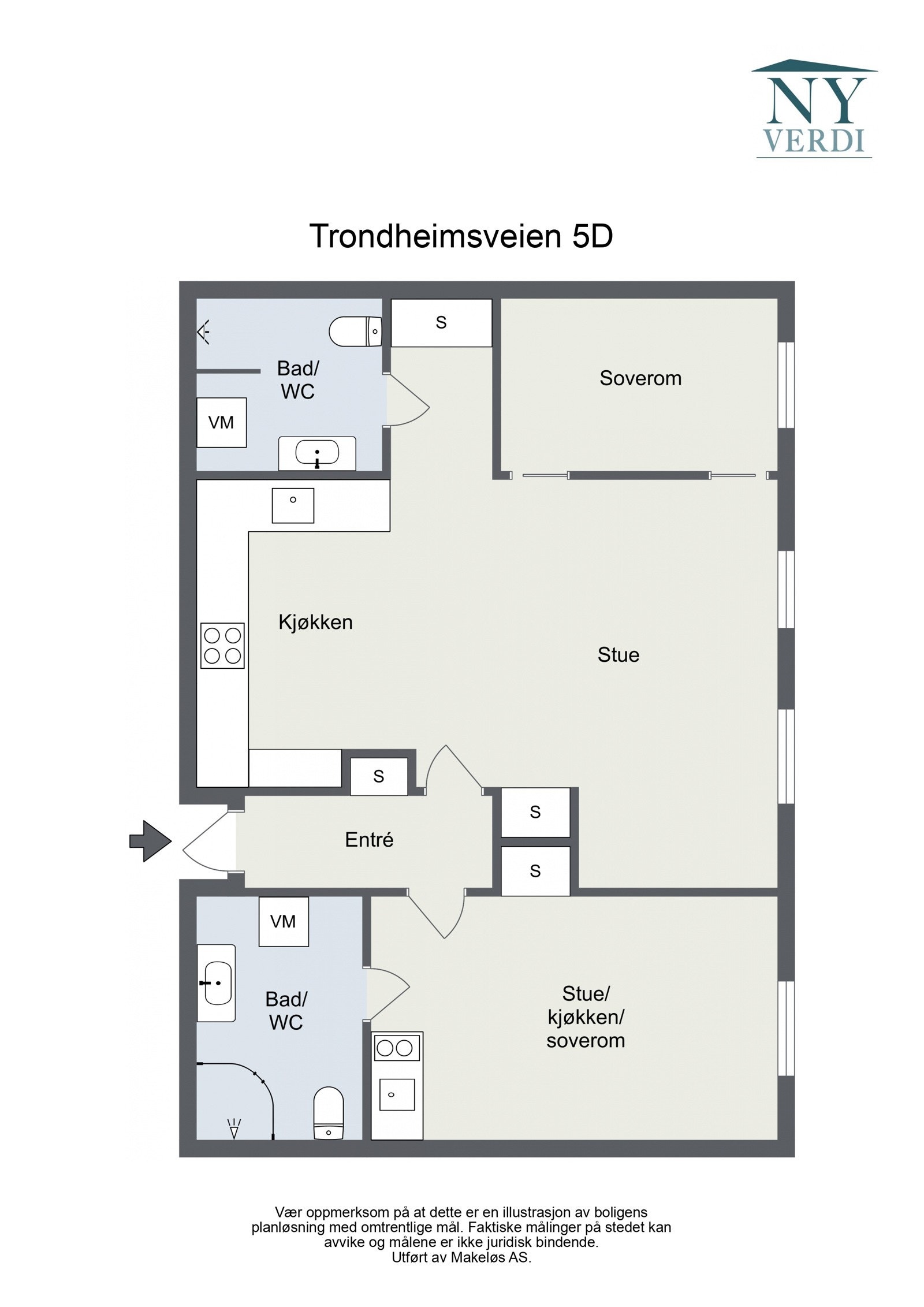 Plantegning. Galleribilde