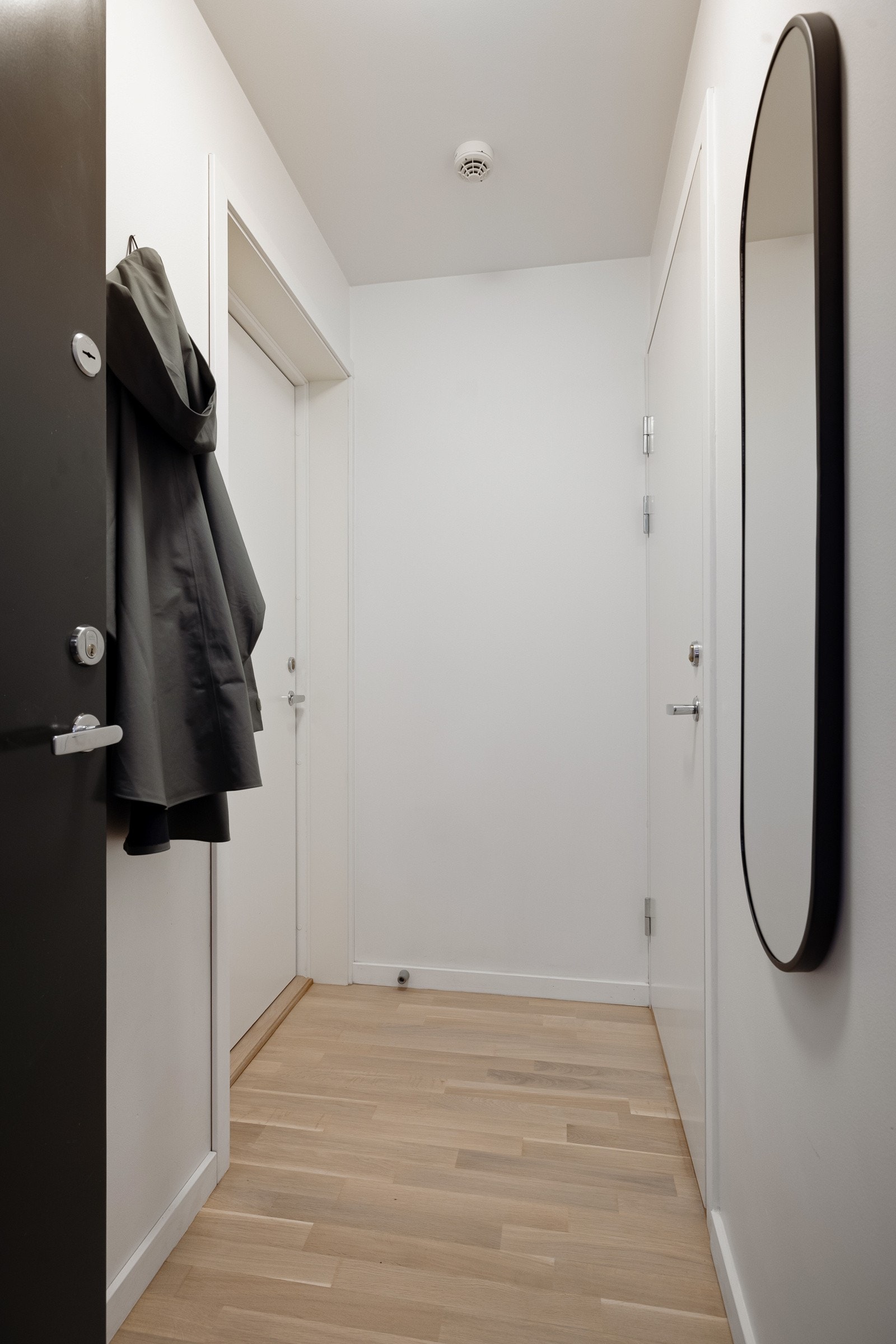 Hoveddelen og hybeldelen deler felles entré Galleribilde