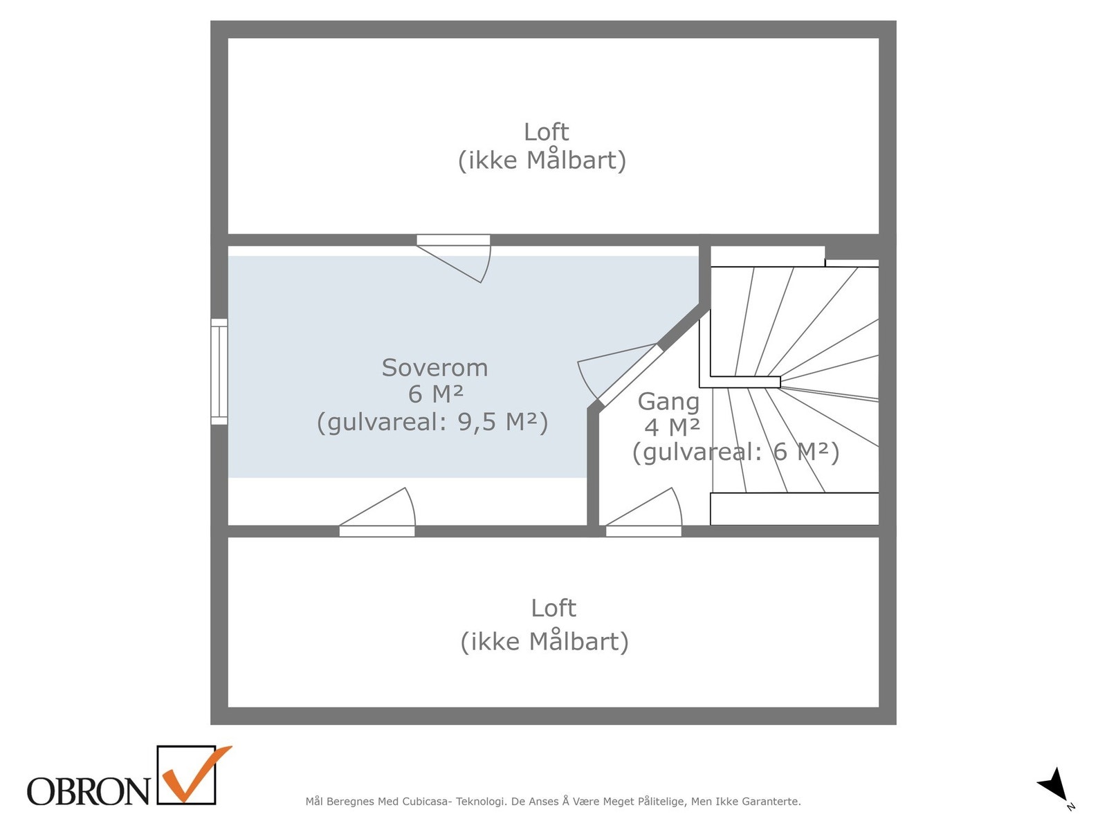 Planskisse loft. Galleribilde
