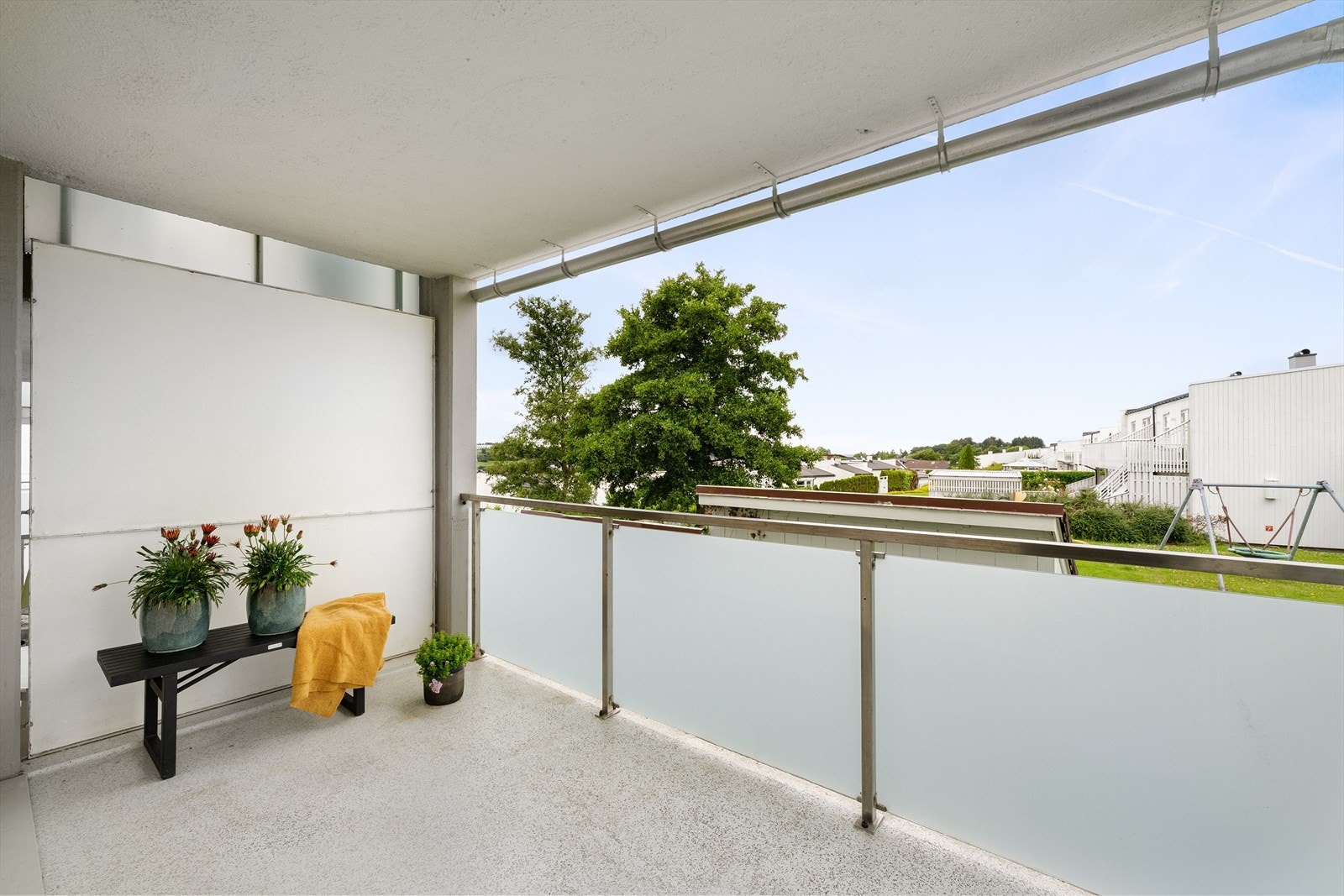 Fra stuen har du utgang til en herlig balkong. Galleribilde