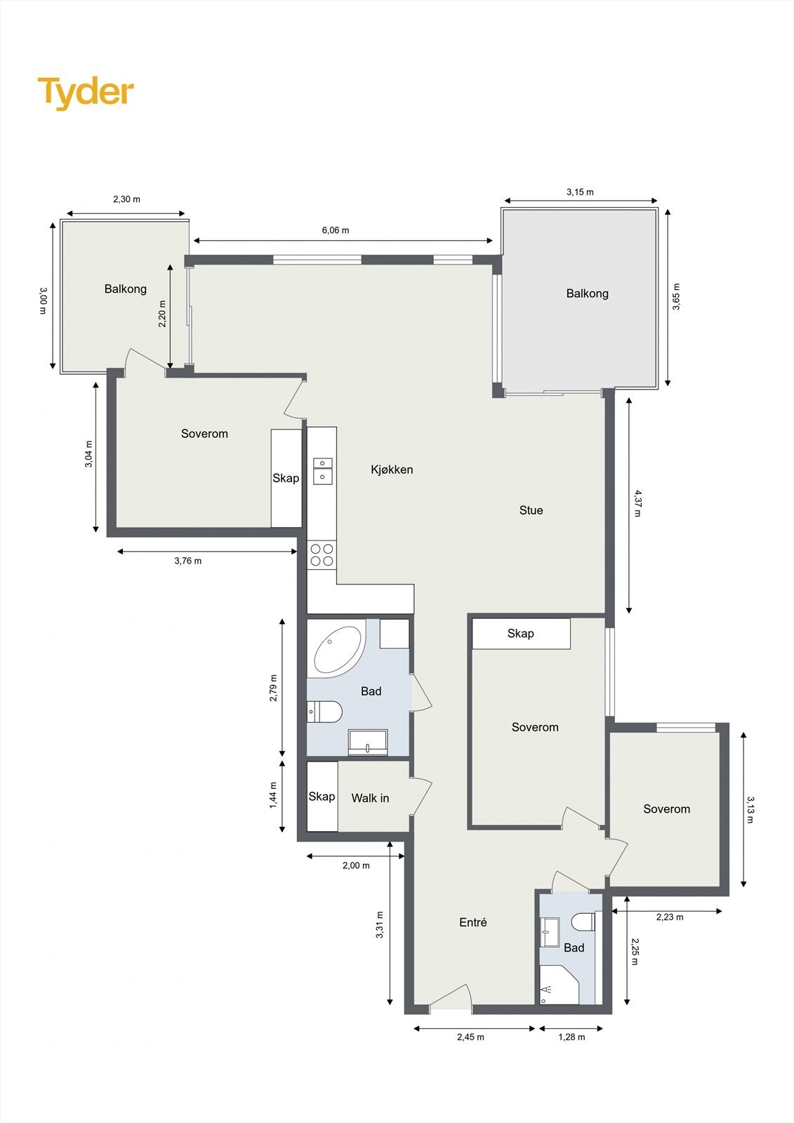 Plantegning Galleribilde