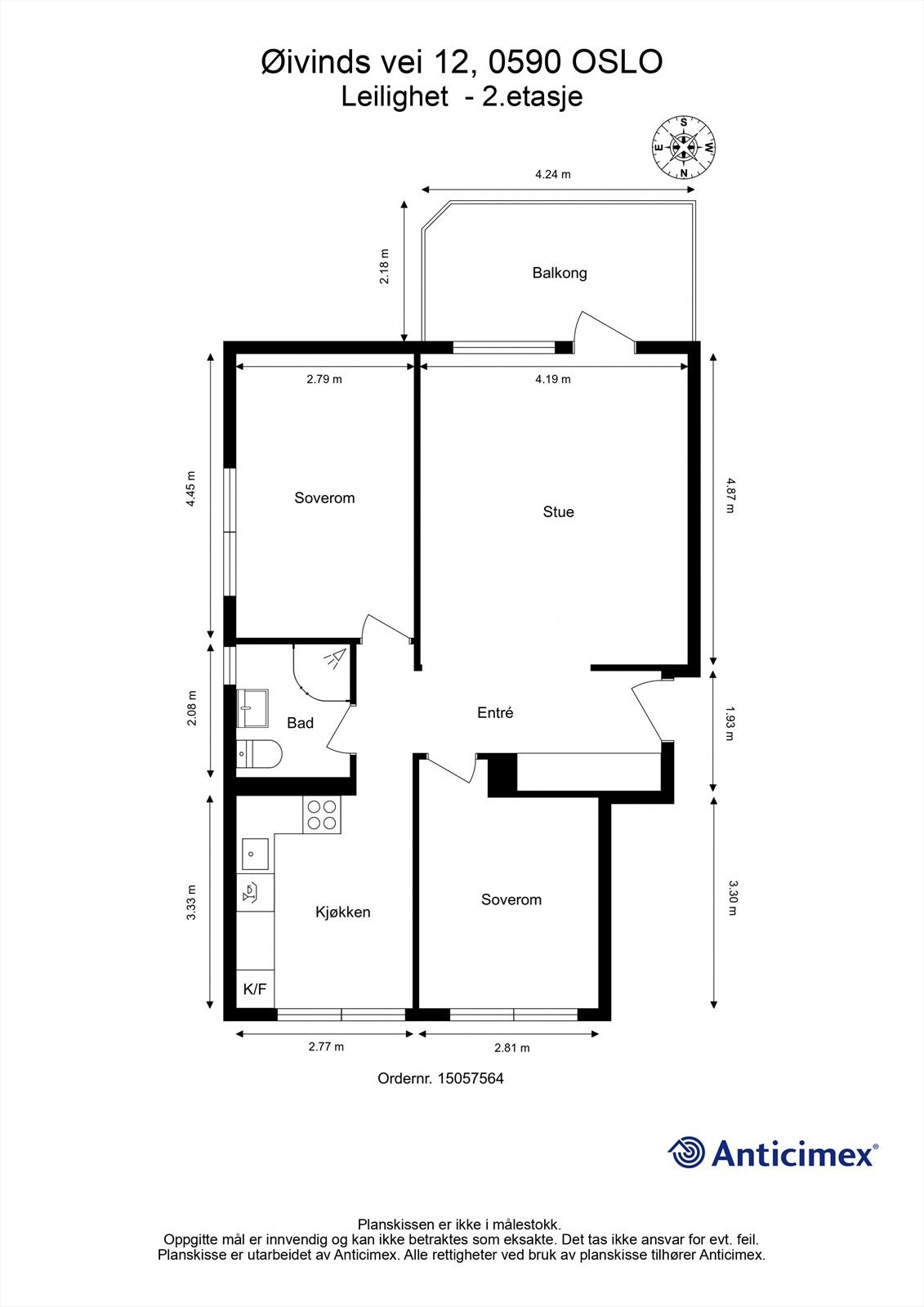 Plantegning Galleribilde