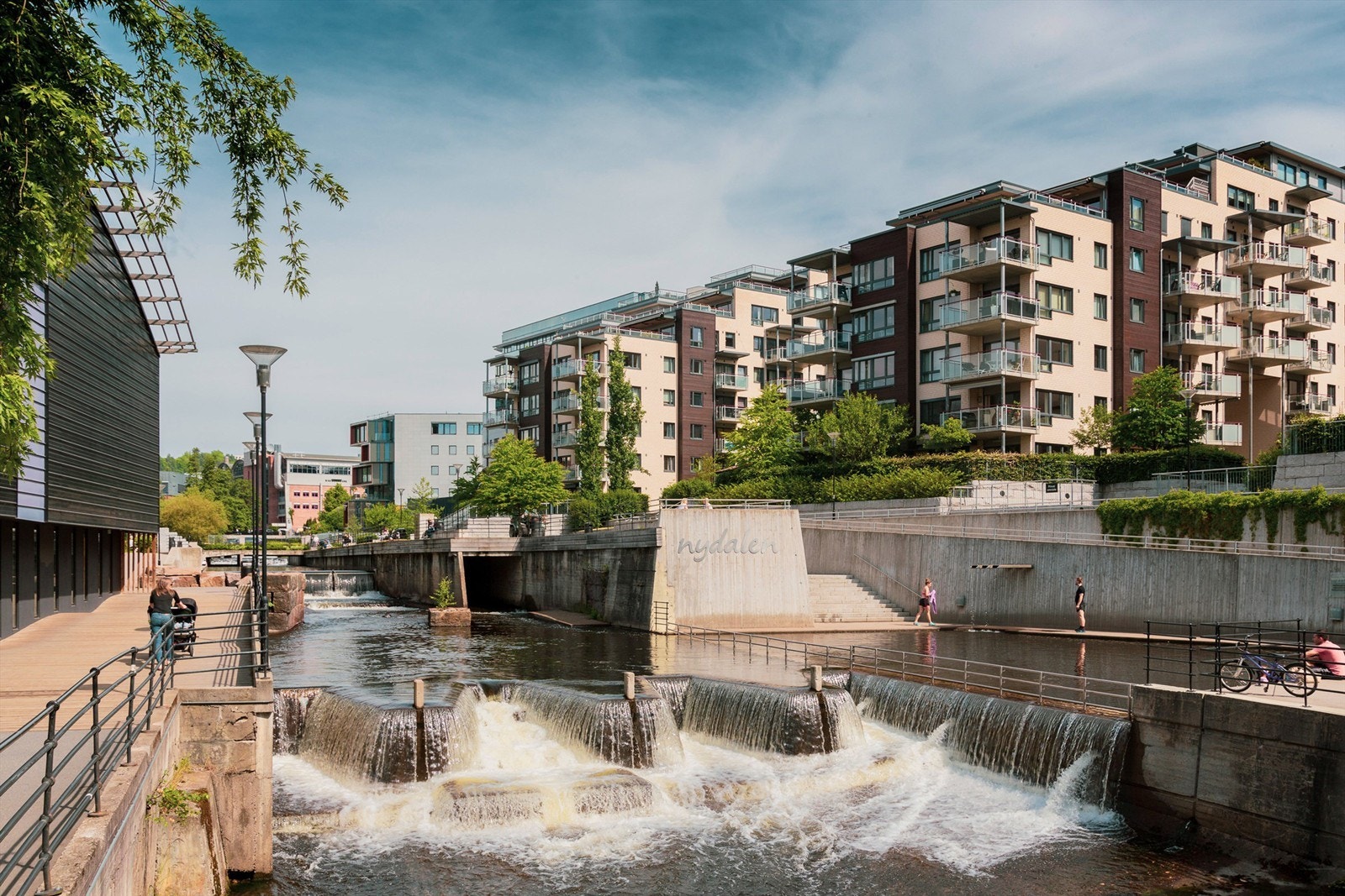 I Nydalen finner du flere hyggelige badeplasser. Galleribilde
