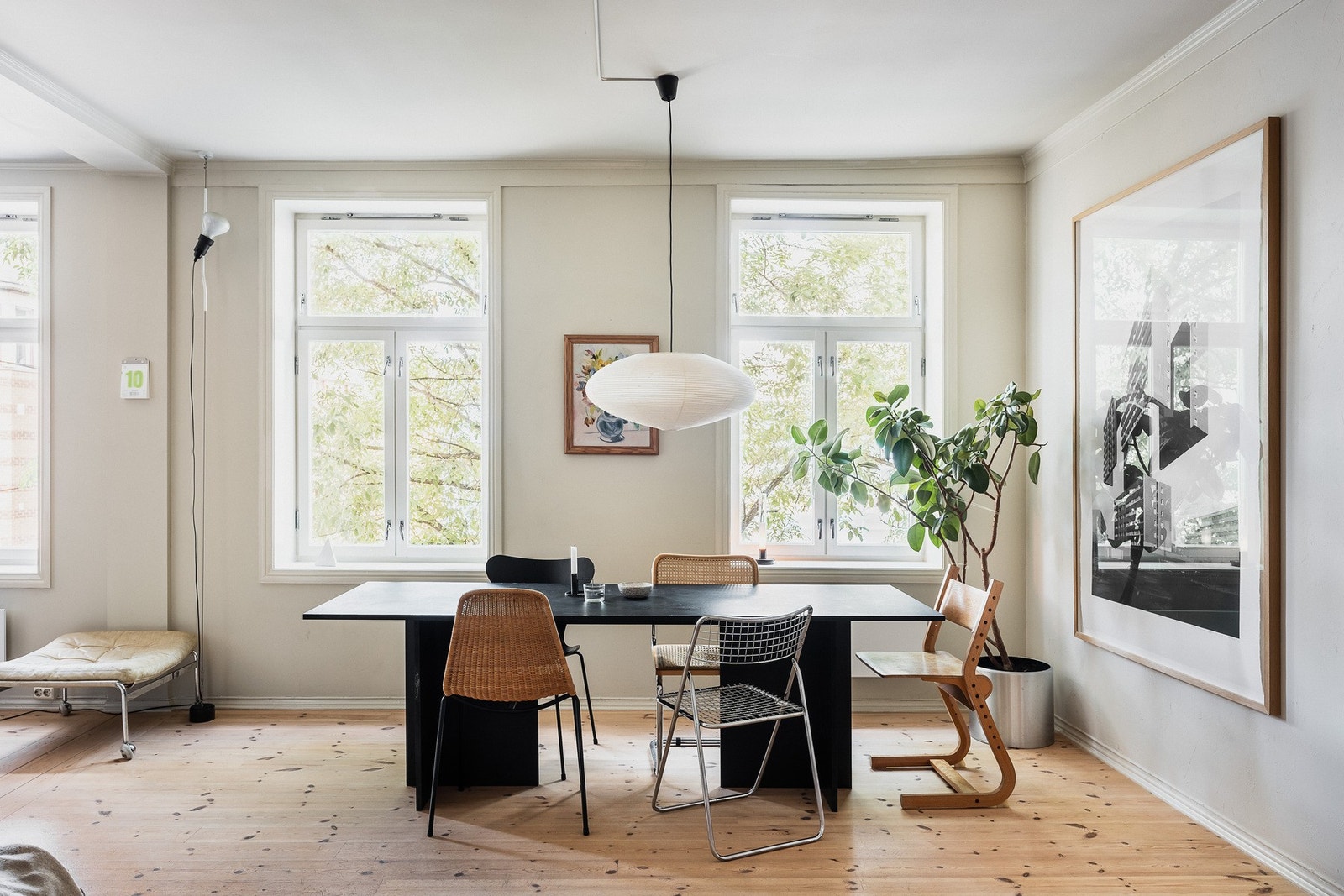 En designmessig utført 3(4)-roms leilighet. Galleribilde