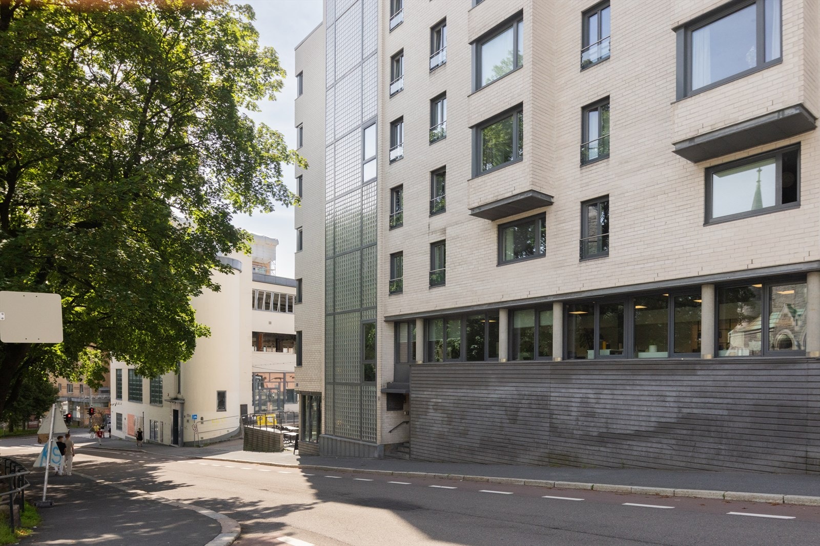 Fasade sett fra Pilestredet, som er hovedinngangen. Galleribilde