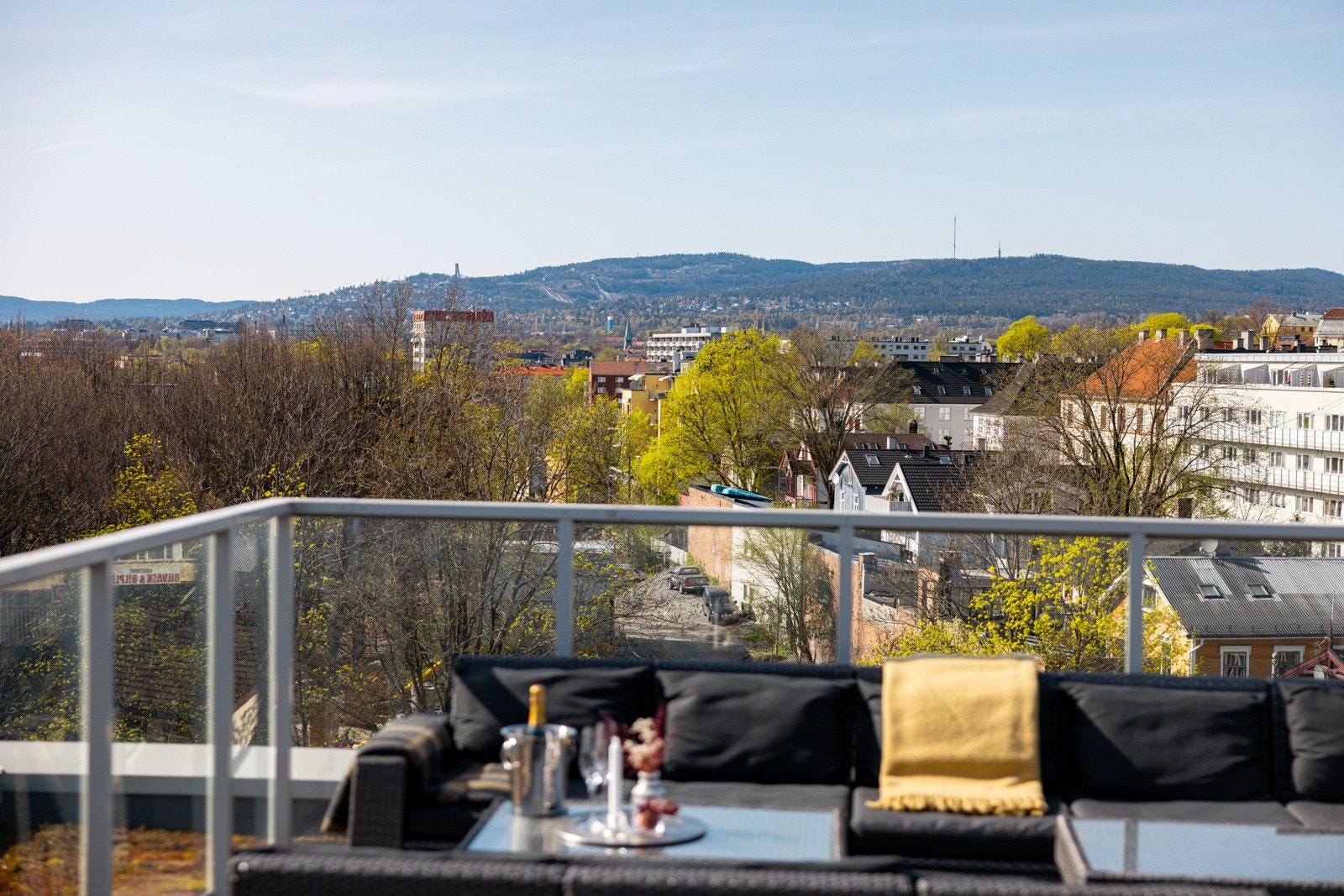 Felles takterrasse. Galleribilde
