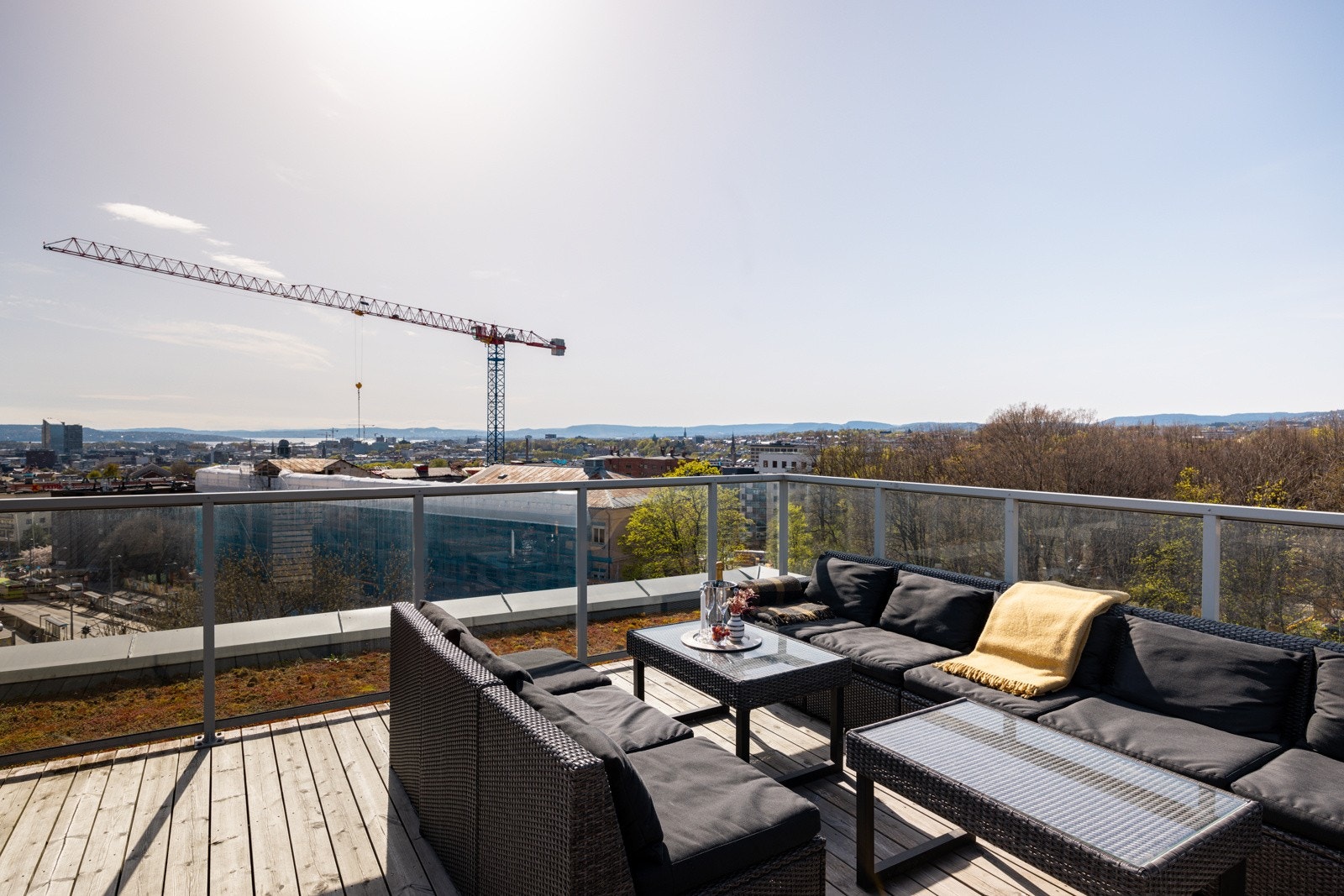 Felles takterrasse. Galleribilde