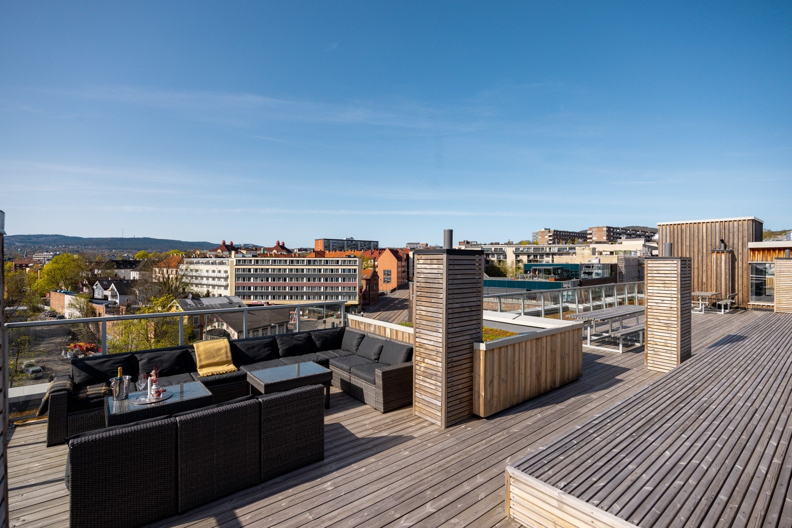 Felles takterrasse. Galleribilde