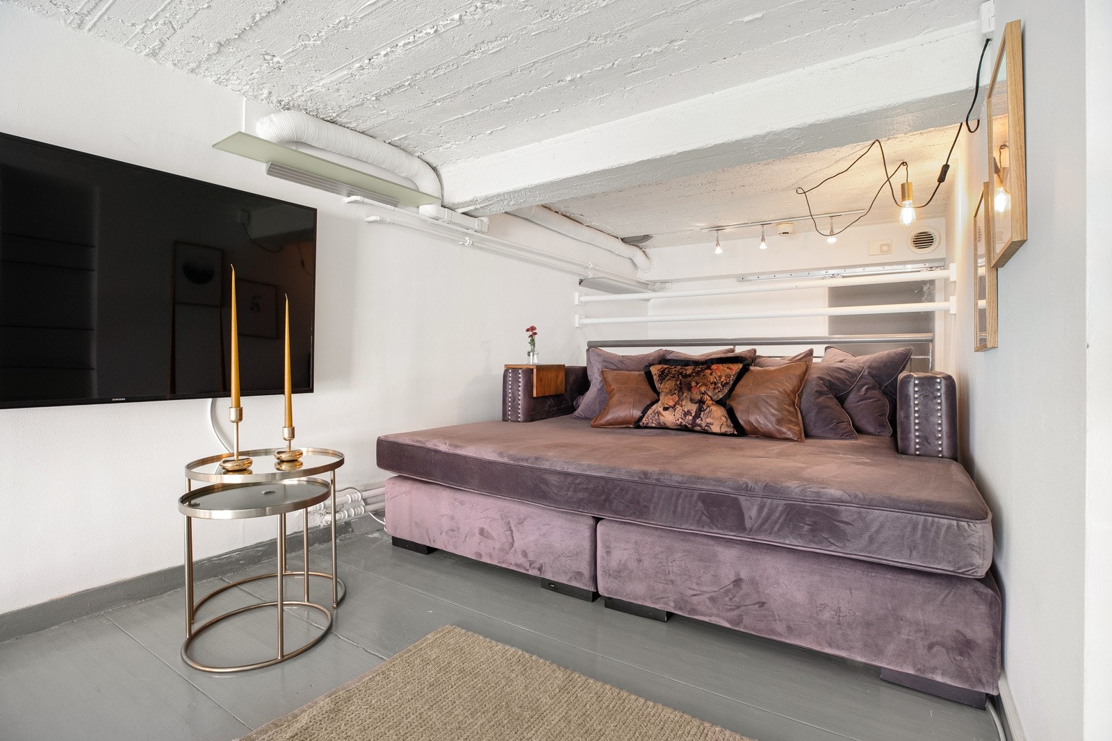 Hemsen på 7 kvm brukes i dag som TV-stue Galleribilde