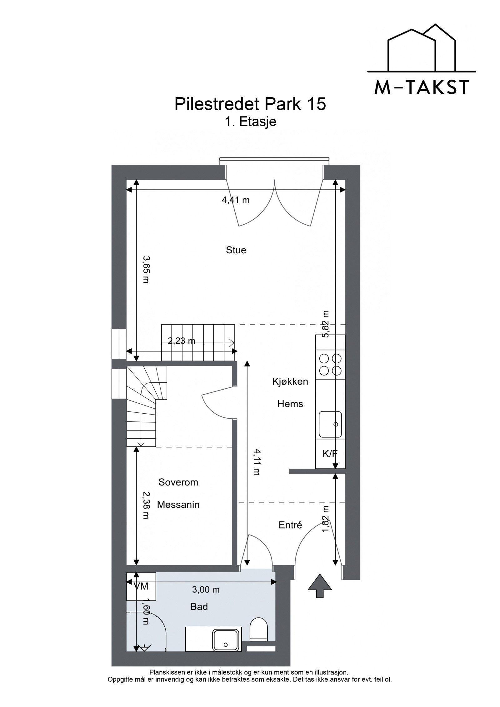 Plantegning - Pilestredet Park 15 Galleribilde
