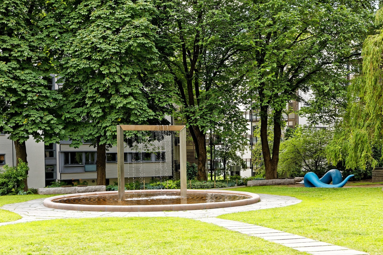 Vannspeilet i idylliske Pilestredet Park Galleribilde