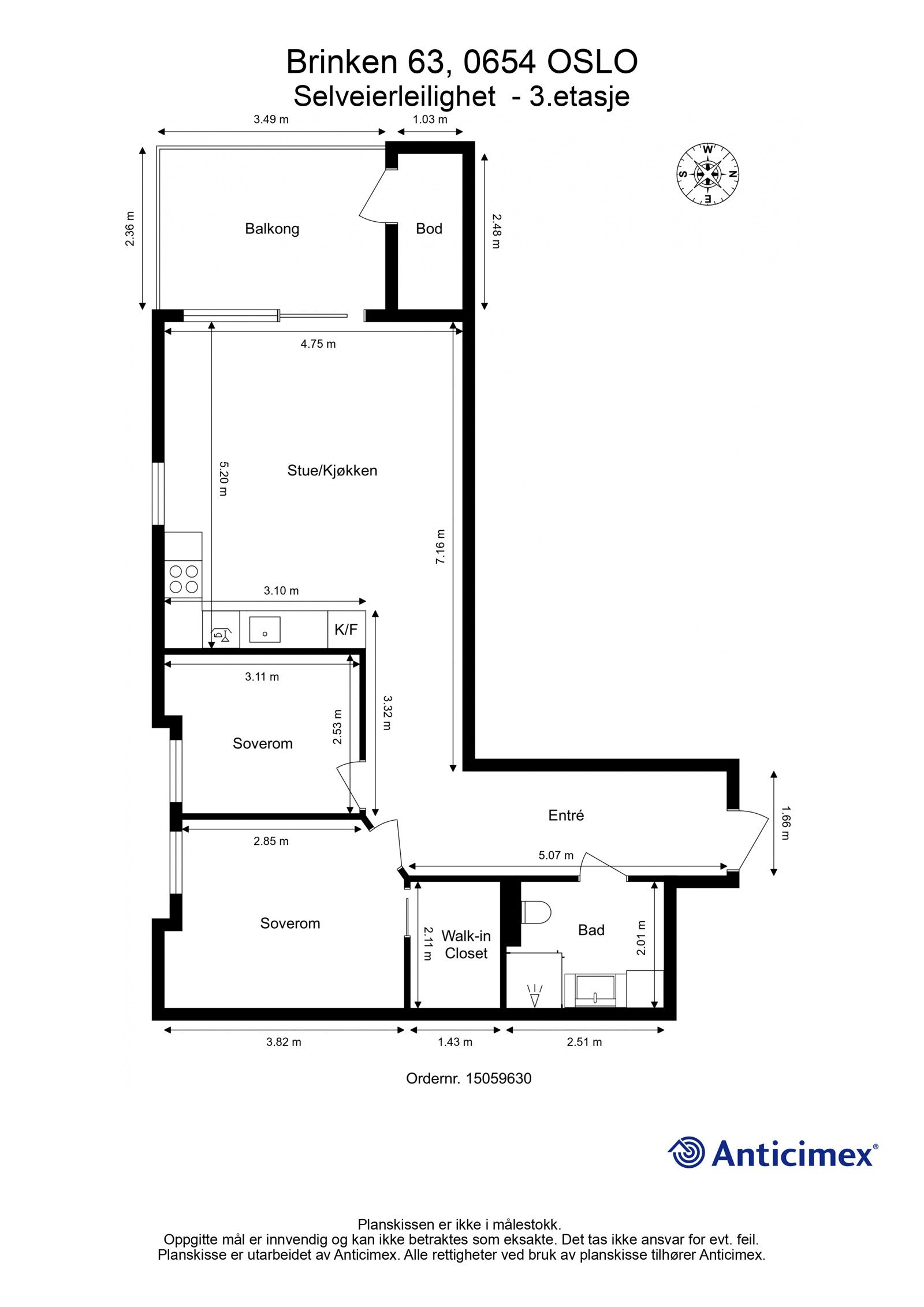 Med leiligheten følger det en stor bod i kjeller på hele 10 kvm. Sameiet har i tillegg en felles sykkelbod til disposisjon. Galleribilde