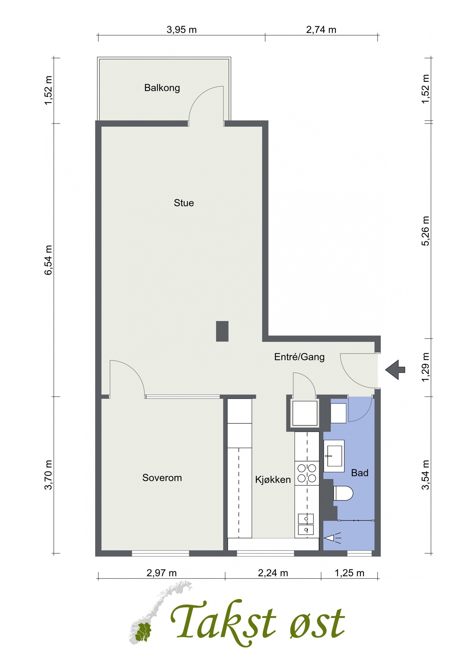 Det medfølger én kjellerbod på 4,5 kvm, samt én loftsbod på 3 kvm (gulvareal ca. 7 kvm). Galleribilde