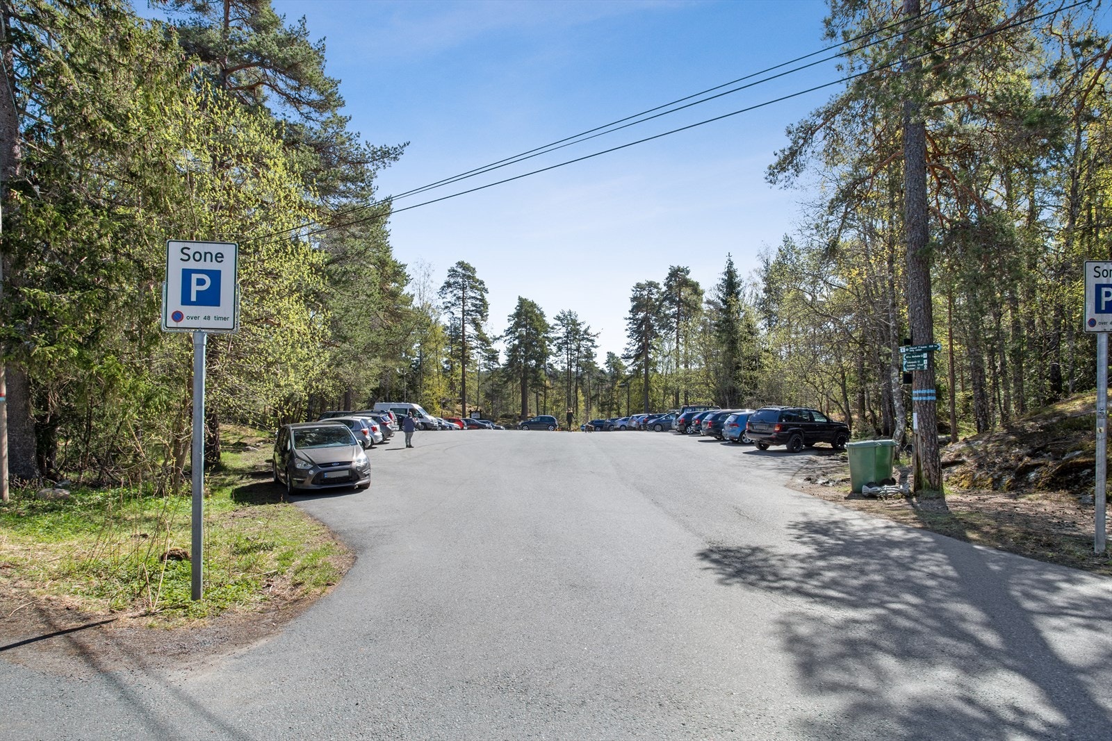 Parkering Ulsrudvannet og Østmarksetra. Galleribilde