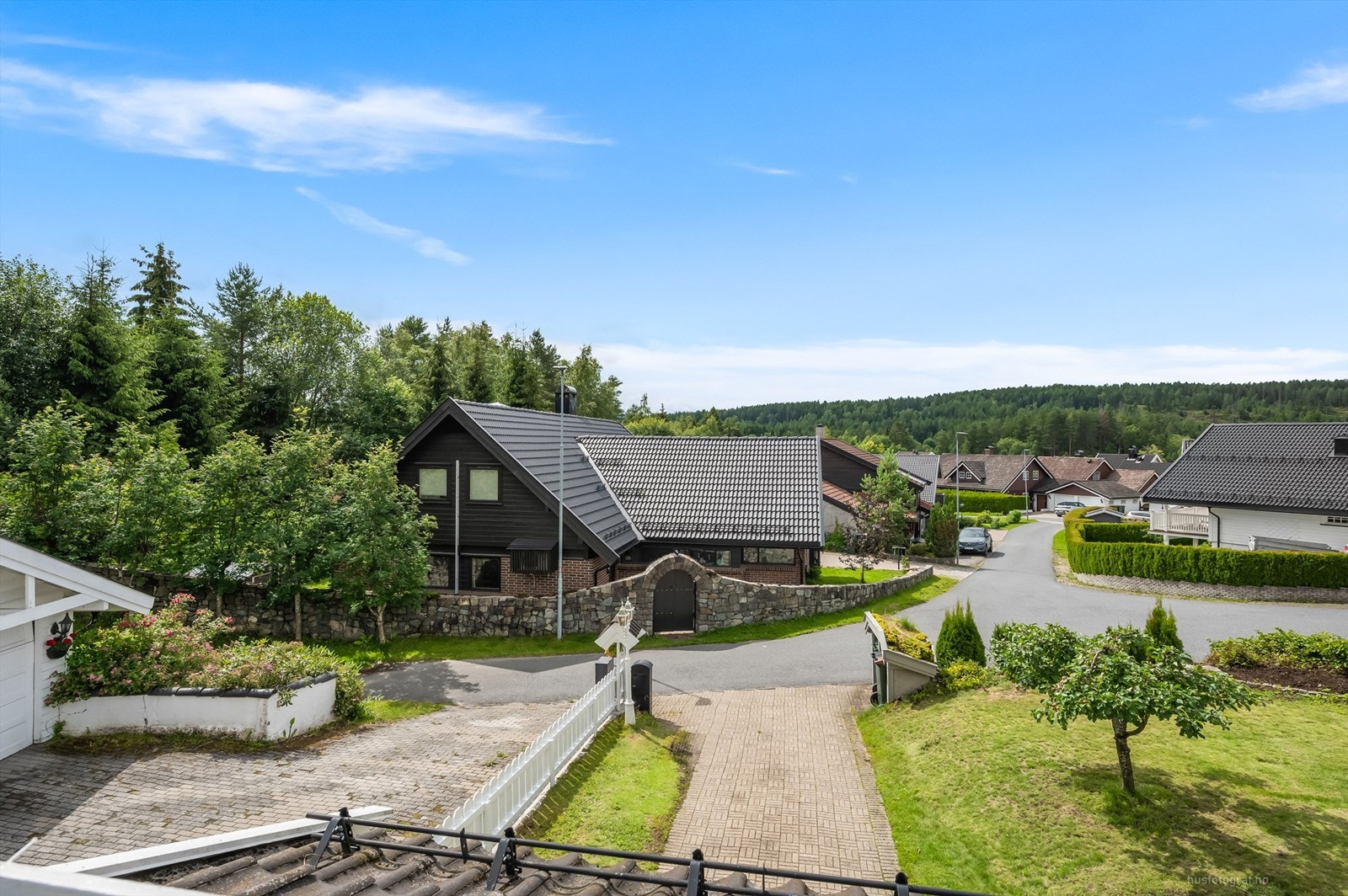 Utsikt fra takterrassen Galleribilde