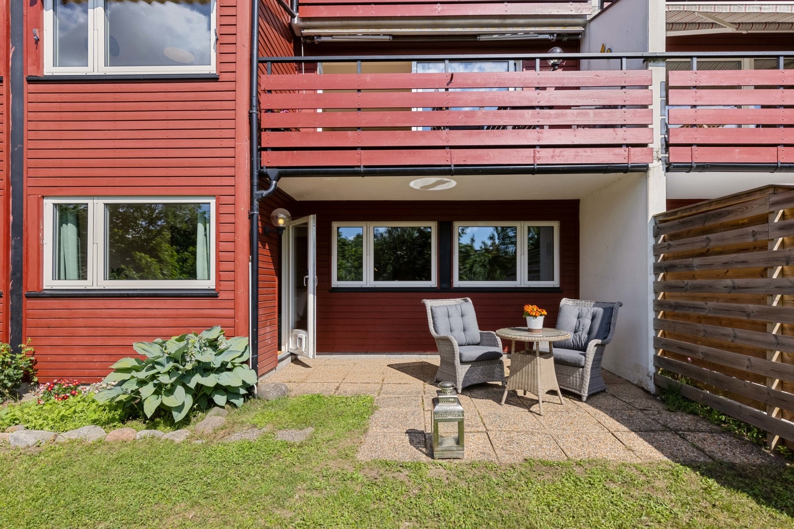 Det er to flotte uteplasser Galleribilde