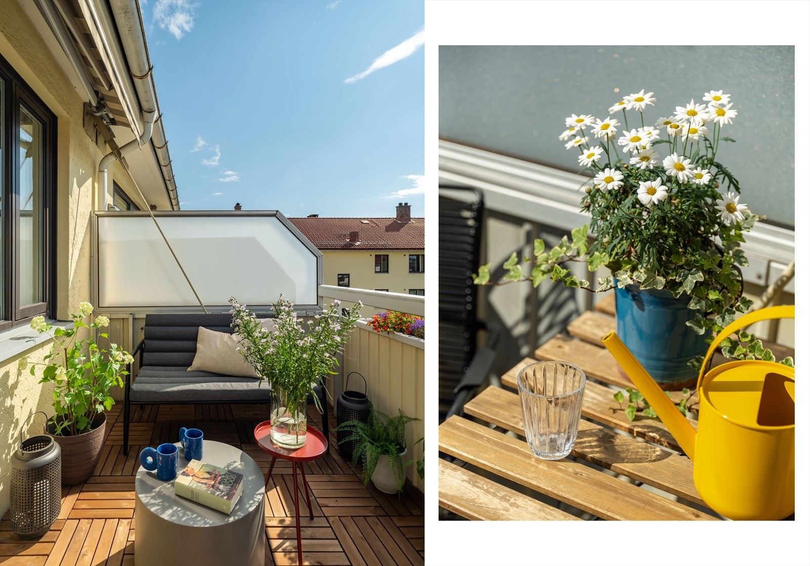 Det er god plass til loungemøbler, el/gass-grill og stoler. Galleribilde