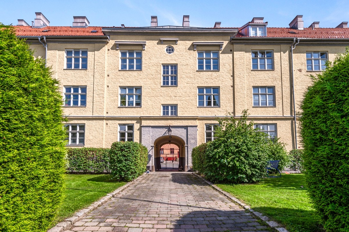 Borettslaget har et meget pent opparbeidet fellesområde Galleribilde