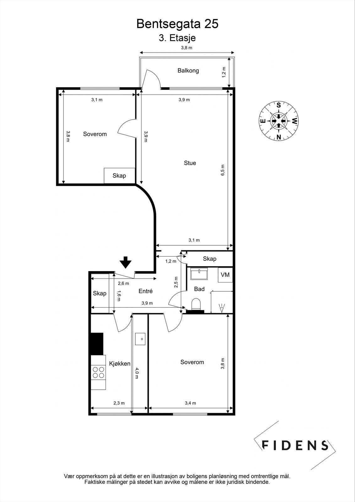 Plantegning Galleribilde