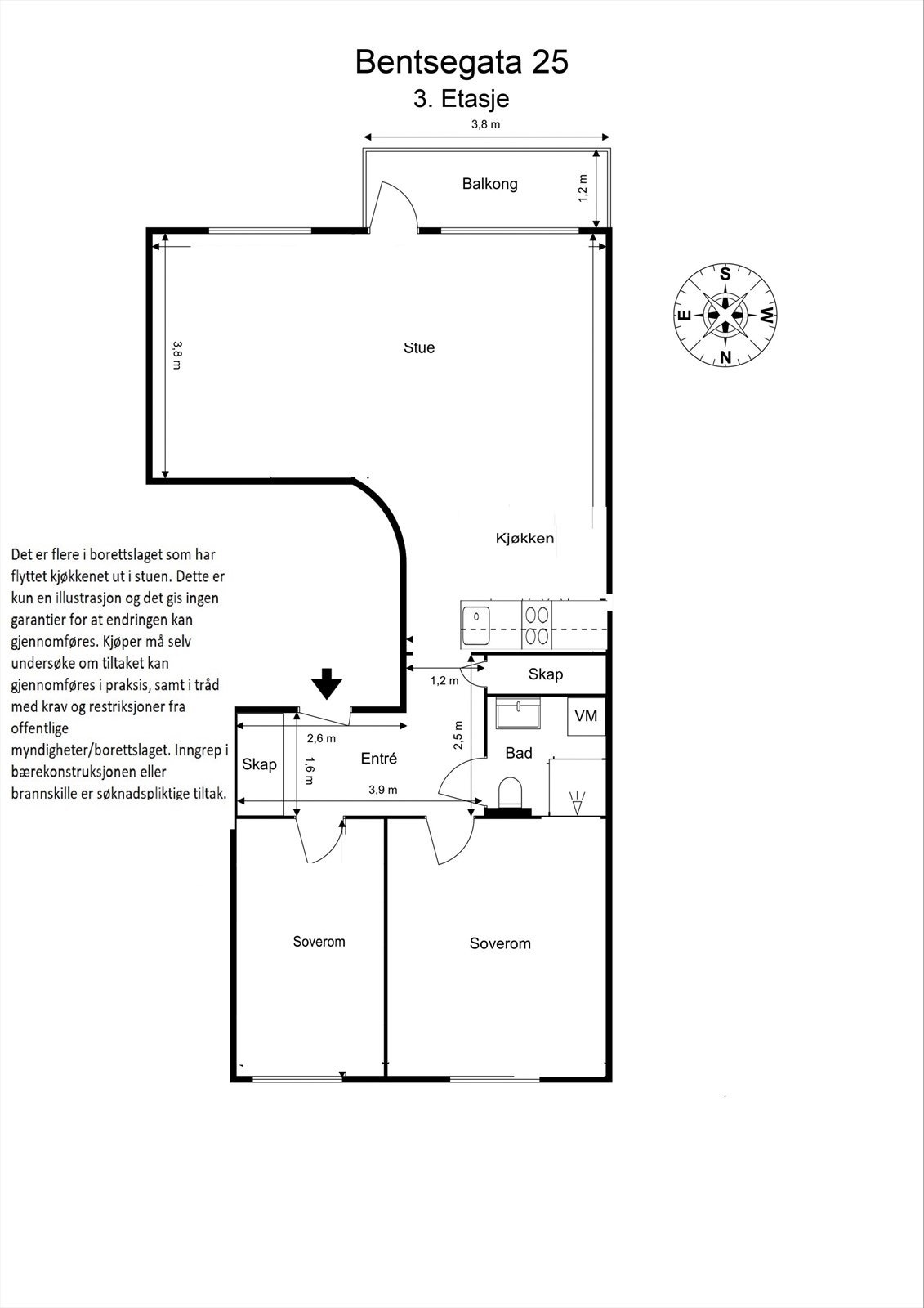 Alternativ plantegning Galleribilde