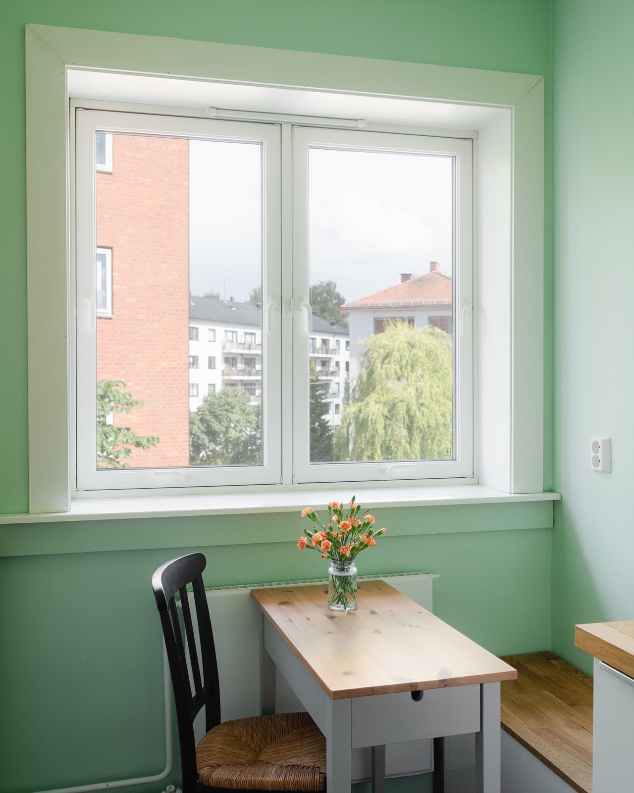 Her er det plass til et lite frokostbord Galleribilde