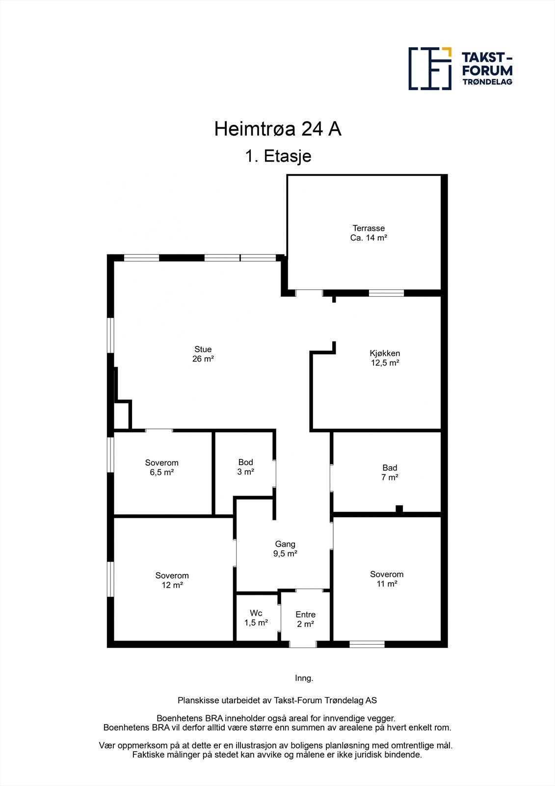 Planskisse. Galleribilde