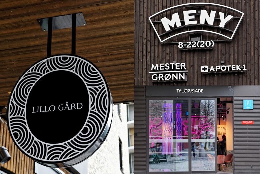 Flott nærsenter på Lillo Gård som har matbutikk, apotek, Talormade og blomsterforhandler. Galleribilde