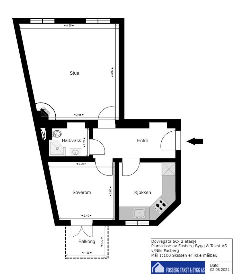 Plantegning. I tillegg medfølger bod i kjeller og på loft. Galleribilde