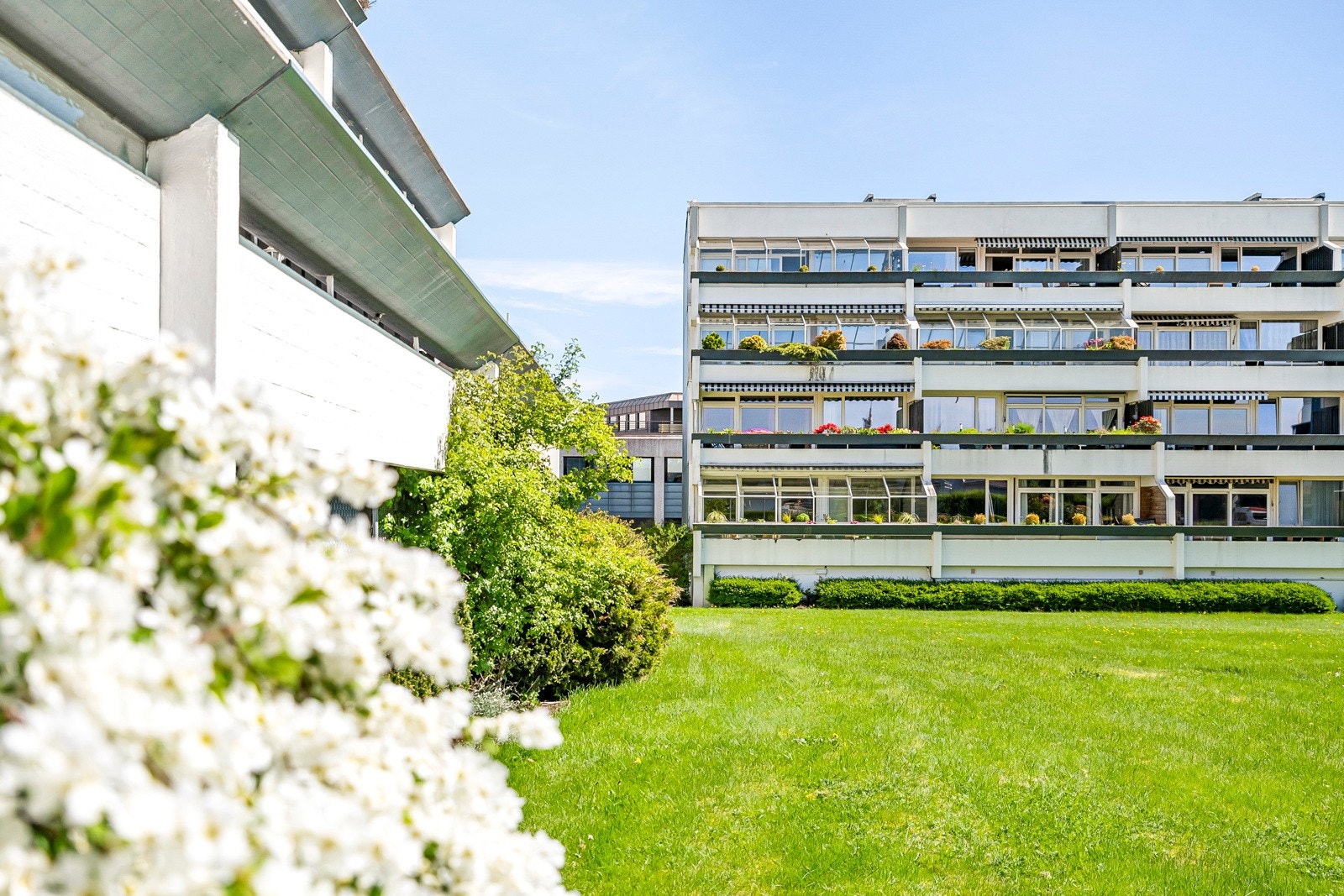 Området er rolig og fredelig, og blokkene er omgitt av fine, felles grøntarealer. Galleribilde