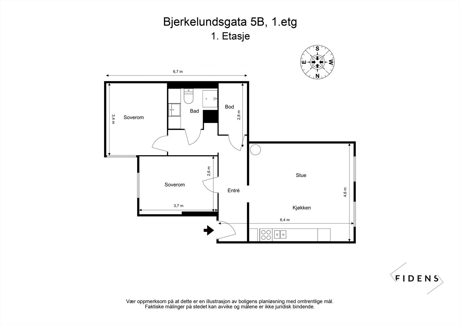 Plantegning. Galleribilde