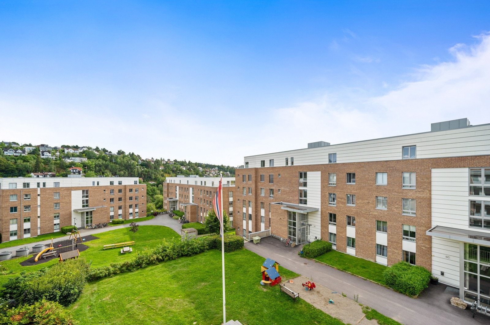 Utsyn fra balkongen Galleribilde