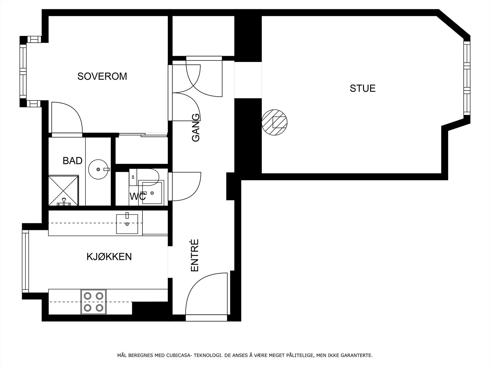 Plantegning Galleribilde