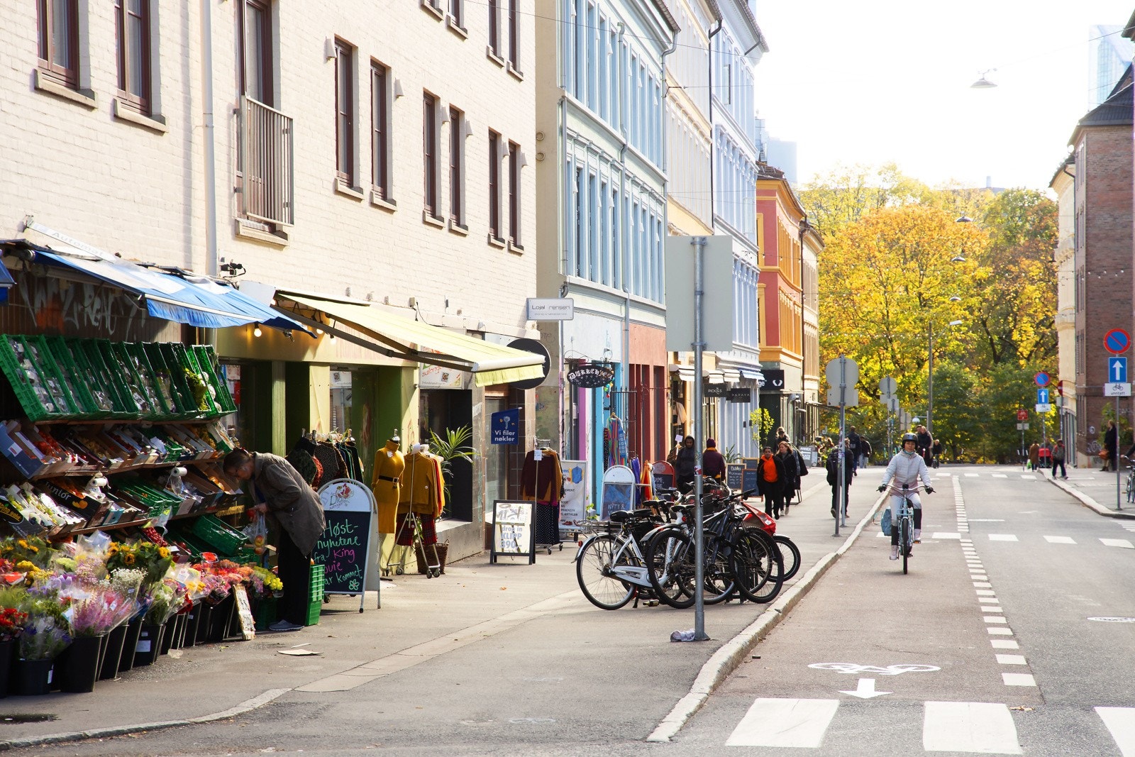 Urbane Løkka er et eldorado for de som er glad i kafeliv og parker. Galleribilde