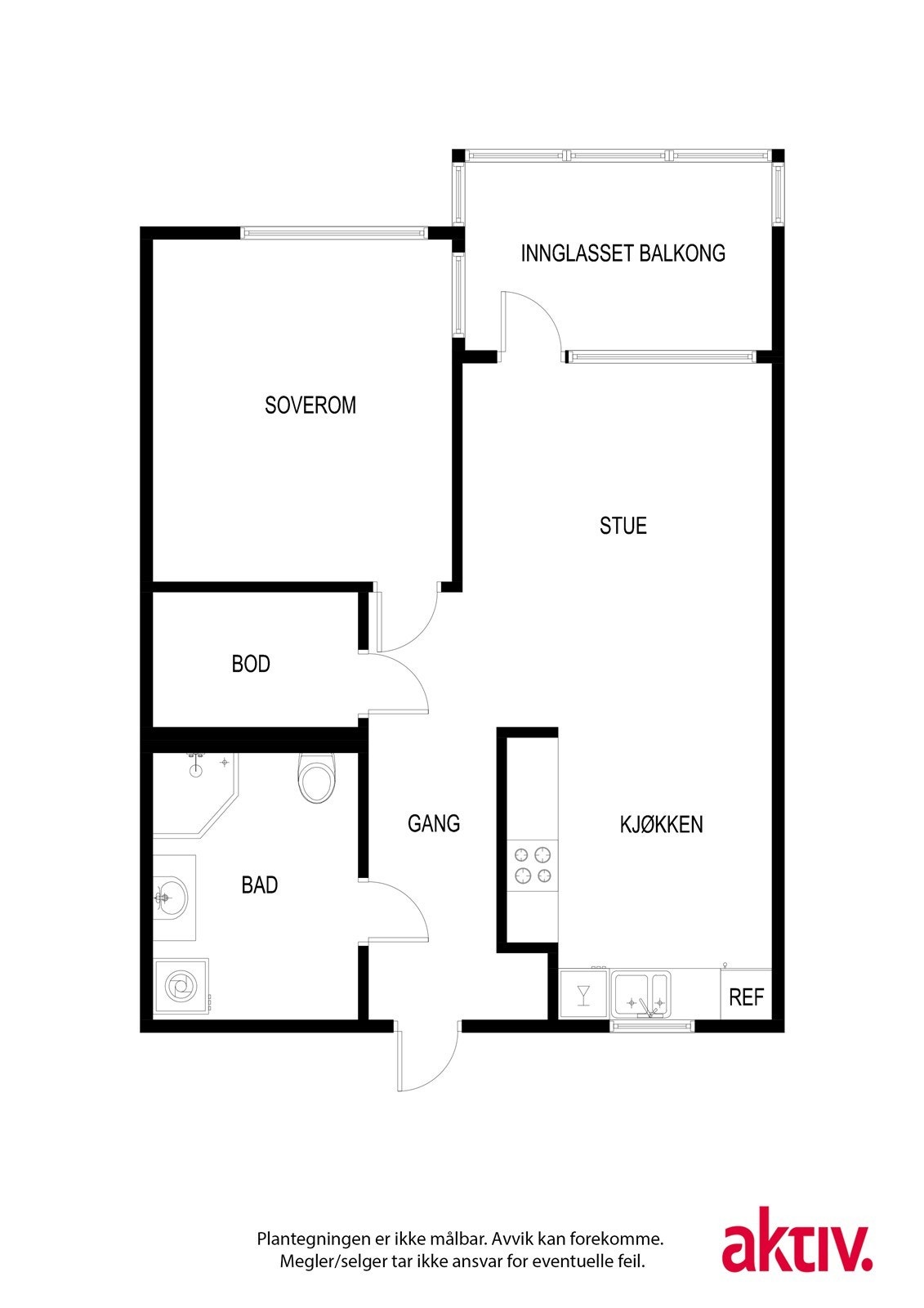 Plantegning Galleribilde