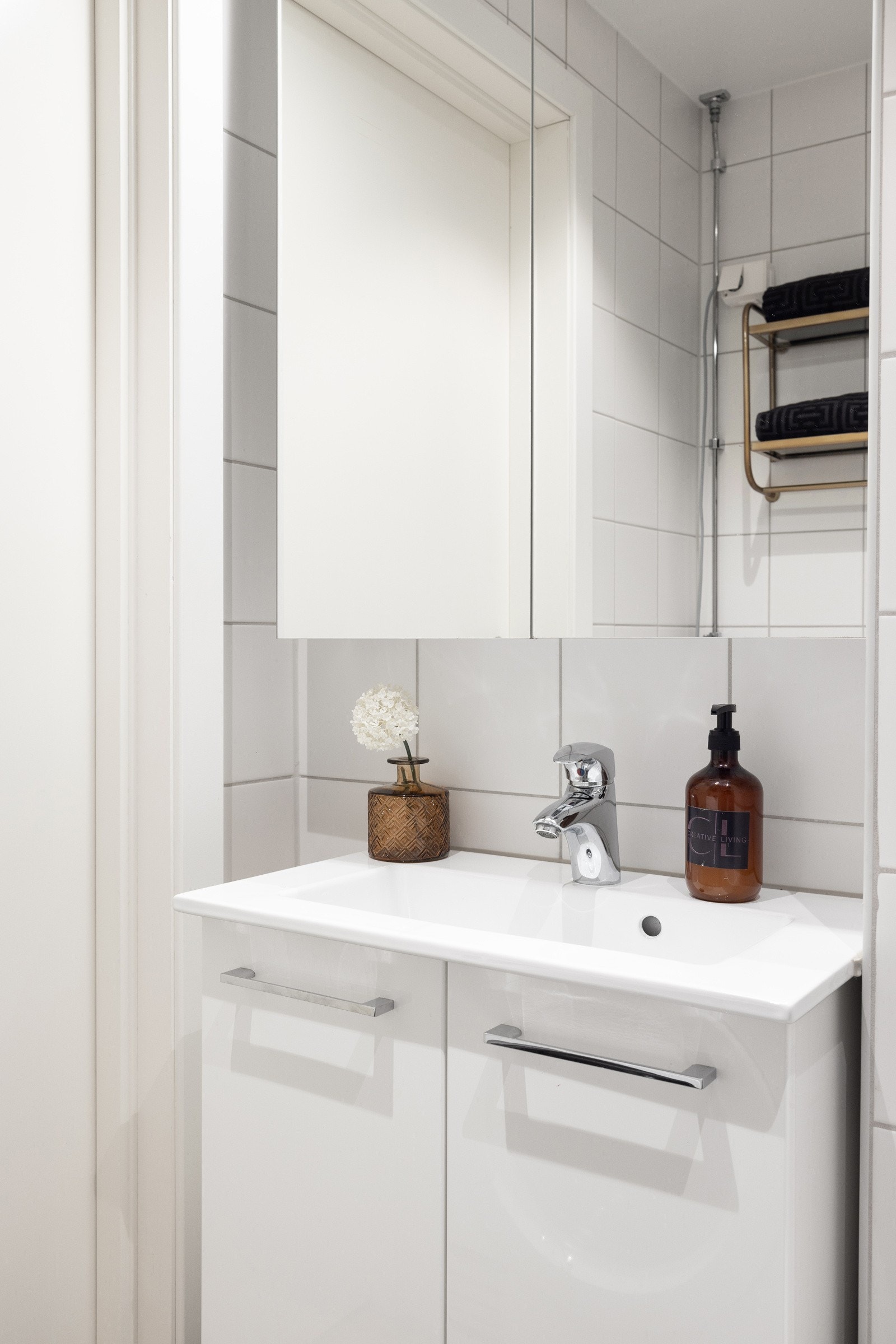 Gulvvarme og vaskemaskin som medfølger. Galleribilde