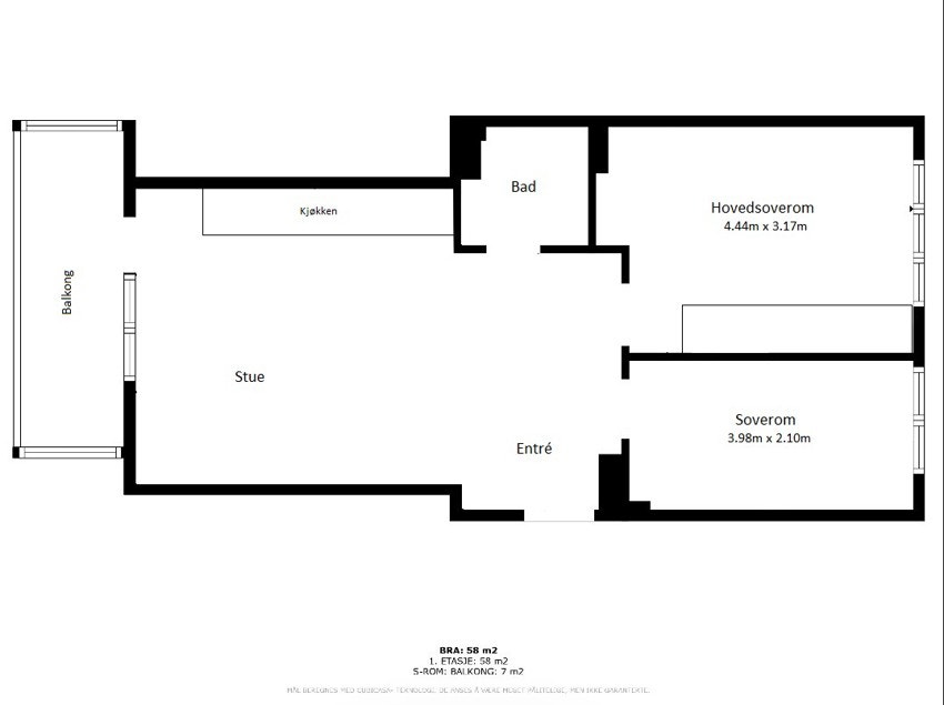 Plantegning Galleribilde