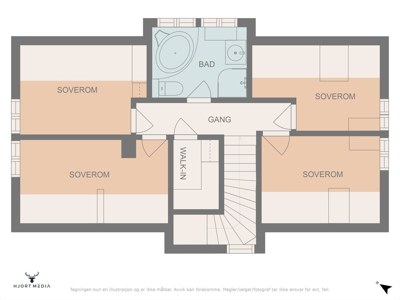 Plantegning 2. etg. Galleribilde